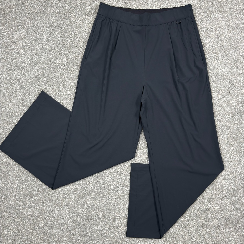 Nike 24.7 PerfectStretch Womens L Black Dri-FIT High Waist Wide Leg Pants